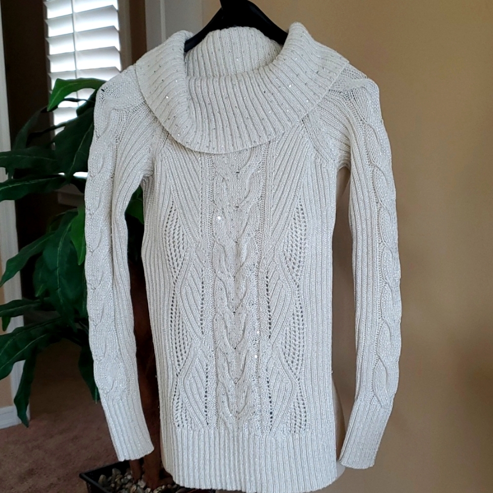 White House Black Market cowl neck sweater